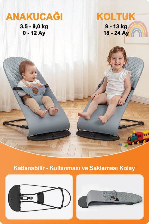 Livenzi Mobibaby Anakucağı Cotton Deluxe - Gri